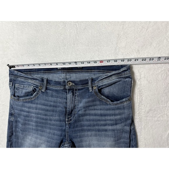 BKE Jeans Mens 40x28 Derek Denim Bootcut Medium Wash Stretch Denim Blue - Picture 5 of 10